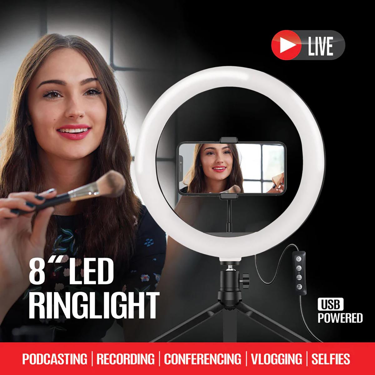 Aro De Luz Led De 8